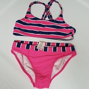 OP Girl's Bikini Swimsuit Sz 7-8